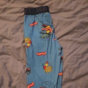 Old Navy Kids Pajama Bottoms - Blue with Fun Print